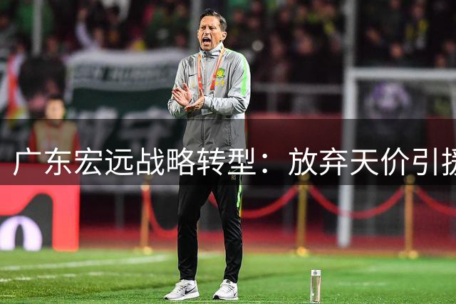 广东宏远战略转型：放弃天价引援押宝青训 19岁竹竿中锋扛起内线未来